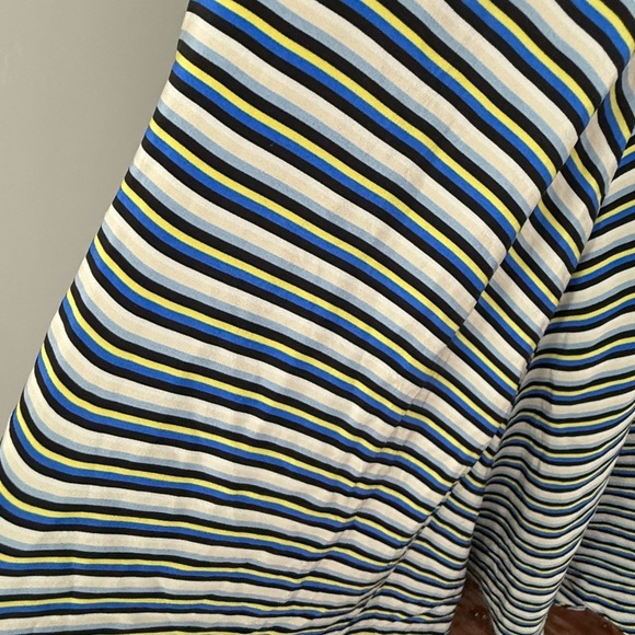 Diane Von Furstenberg Multicolor Striped Swing Skirt - Picture 2 of 4